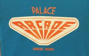 T-Shirt LADIES SM Stranger Things "Palace Arcade" Hawkins, Indiana T-Shirt - Picture 1 of 2