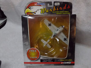 Corgi Warbirds White Focke Wulf 190 A-4 WB99605 Plane & Display Stand