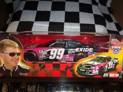 Jeff Burton NASCAR #99 Batterie Exide Racing Champions Serie Di Firme 1 24 - Immagine 1 di 4