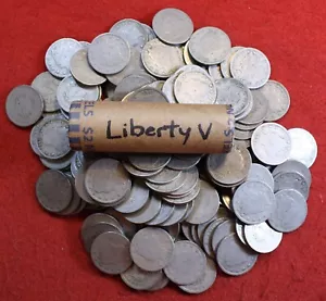 Liberty V Nickels 40 Münzrolle 1897-1912 - Bild 1 von 4