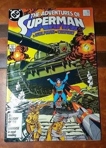 DE COLECCIÓN LAS AVENTURAS DE SUPERMAN Nº 427 ABRIL; 1987 CÓMIC DC * TANQUE DEL EJÉRCITO - Imagen 1 de 2