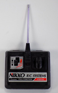 Nikko R/C Remote Control Vintage 2 Channel 49MHz Turbo Charger Removable Antenna