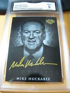 MIKE HUCKABEE 2016 CANDIDATO DECISIONE RITRATTI BIANCO E NERO # CP15 GRADO 9 - Foto 1 di 1
