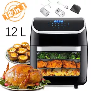 12L Heißluftfritteuse Heissluft Friteuse Air Fryer Digital Fritteuse Heißluft - Bild 1 von 8