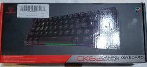 Mototspeed CK62 Gaming Keyboard White with Blue Switches - Picture 1 of 8