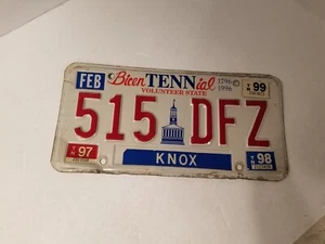1996 Tennessee License Plate - Foto 1 di 2