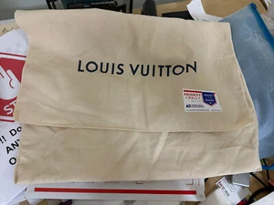 18”LOUIS VUITTON Medium Dust Bag Cotton Duster Authentic New Protector Cover New - Picture 1 of 5