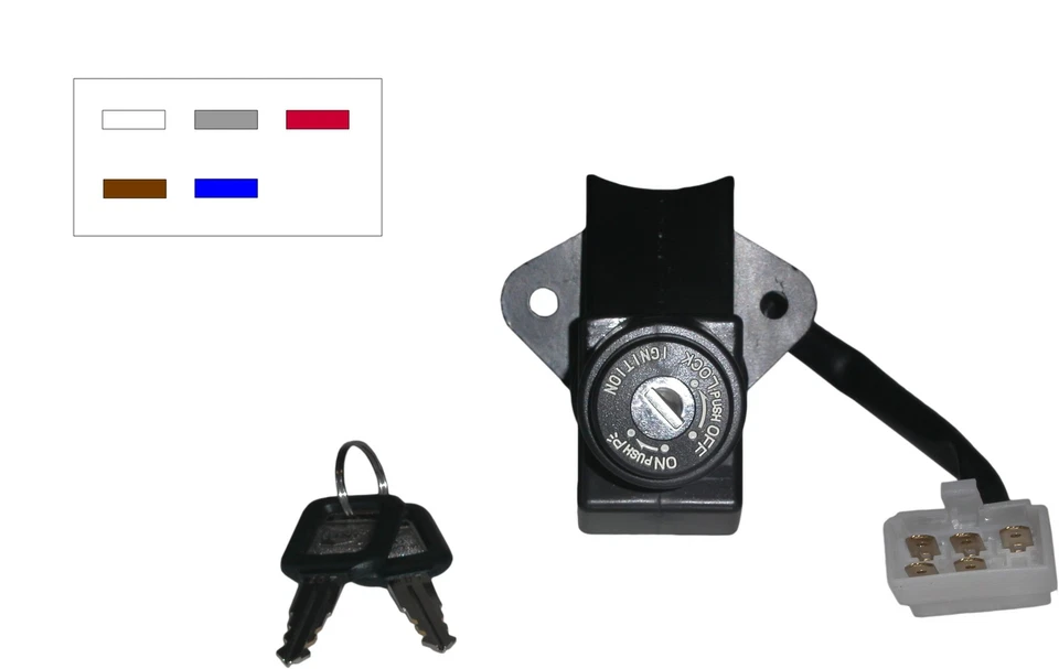 Interruptor de encendido para Kawasaki W 650 2002 (0650 CC) Foto 1 de 1