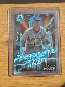 2023 Bowman Draft Colin Houck Transformative Talent Chrome RC - Picture 1 of 2