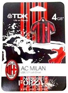 Pendrive maglietta MILAN chiavetta Usb rossonera da 4 Gb, TDK - Afbeelding 1 van 2