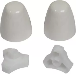 American Standard 7381148-200.0200A Kit de tapa de perno, inodoros de instalación EZ-blanco - Imagen 1 de 1