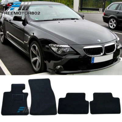 Напольный коврик 07–10 E63 E64 M6 серии 6 передний задний нейлоновый черный ковер 4 шт для: (BMW) - Изображение 1 из 4