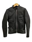 Vanson Type-B Riders Leather Single Jacket 36 Us Size Black Men's