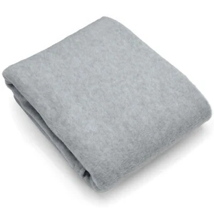 Heather Gray Solid Anti Pill Fleece Fabric - 60" Wide - Sold by The Yard & Bolt - Picture 1 of 7