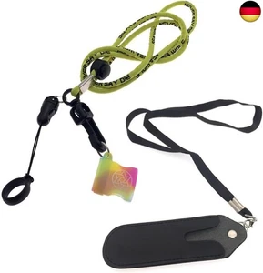 QOCUILC 1 Stück E-Zigaretten PU Ledertasche, Anti-Rutsch Silikonbänder, U - Bild 1 von 6