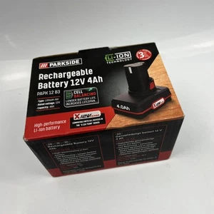 Batteria Parkside 12V 4Ah compatibile con tutti gli utensili cordless serie "X 12V TEAM" - Foto 1 di 13