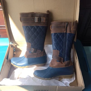 Women's Sperry 8.5 Duck Boots New - Picture 1 of 7