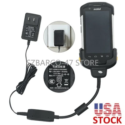 TC70 TC77 TC72 75 TC70X Scanner Charger Cable for Zebra PDA CHG-TC7X-CBL1-01 NEW - Image 1 of 4