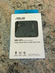 Brand New ASUS HS-101 Notebook headphones Deep impact bass, Crystal clear voice - Picture 1 of 2