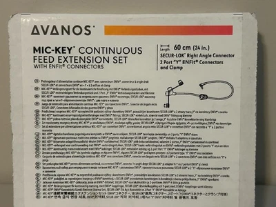 5 X AVANOS MIC-KEY CONTINUOUS FEED EXTENSION SET 60CM 0141-24 NEW - Image 1 of 2