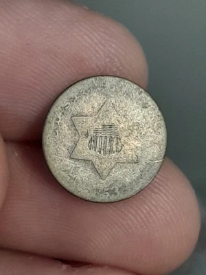 1853 3 Cent Silver Trime #3 - Image 1 of 4