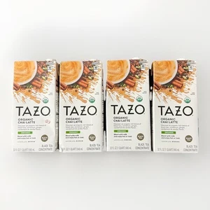Concentrado de té negro Chai Latte orgánico TAZO, 4 UNIDADES 32 FL OZ CADA UNO - Imagen 1 de 1