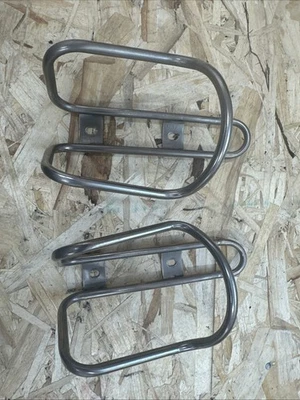 King Cage Titanium Water Bottle Cages Set Of Two Ti Holders Down Tubes - Image 1 of 4