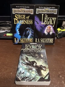 Forgotten Realms 3 Pack Of Books Siege Of Darkness, The Legacy, Swordmage - Bild 1 von 1