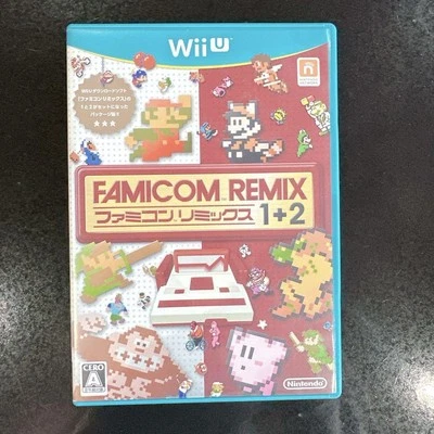 FAMICOM Remix 1 + 2 Nintendo Wii U 2014 Japanese Version NTSC-J W/Case - Image 1 of 4