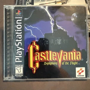 Castlevania: Symphony of the Night (Sony PlayStation 1, 1997) PS1 Schwarz Lbl Cib - Bild 1 von 5