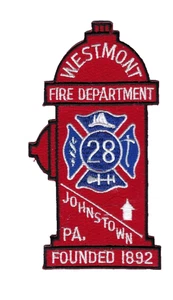 DEFUNCT Westmont Fire Dept. 28 Johnstown (now West Hills) PA Pennsylvania patch - Picture 1 of 1
