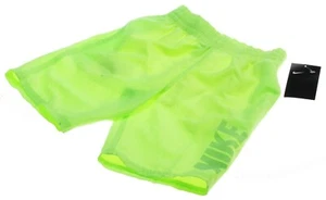 Nike Big Boys' Swoosh Solid Lap Volley Short Swim Trunk; Neon Yellow (Medium) - Picture 1 of 2