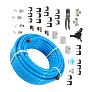 M7500 Compressed Air Line Tubing System Piping Kit 3/4-Inch Pipe 100 Feet 1 Set - Foto 1 di 13
