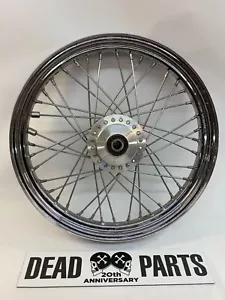 Llanta rueda delantera Harley Dyna 19" radios disco único 19"x2,5" 43001-79 - Imagen 1 de 7
