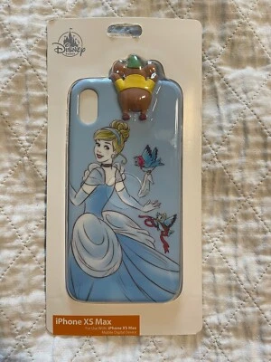 Funda Disney Parks D-Tech iPhone XS Max Cenicienta Gus Mouse 3-D - NUEVA Foto 1 de 2