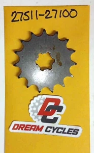 NOS SUZUKI PORTCO FR. SPROCKET TM100 TM125 TS125 TS100 15T 27511-27100 FAST SHIP - Picture 1 of 2
