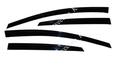 4 门 VISOR RAIN GUARD FOR FORD FIESTA SEDAN 2008 2009 2010 2011 2012 — 第 1/3 张图片