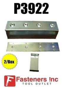 (4899) P3922 1-5/8 4 Hole Int. / Ext. Coupler Splice 4 Unistrut Channel 2/BOX - Picture 1 of 4