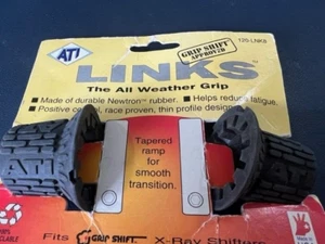 ! ATI LINKS SRT 800 Grips BLACK NIP (NOS) GRIP SHIFT APPROVED X-RAY SEE PIX - Picture 1 of 3