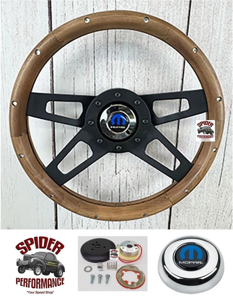 Volante madera pickup Dodge 82-91 TILT MOPAR 13 1/2" NOGAL II Foto 1 de 4