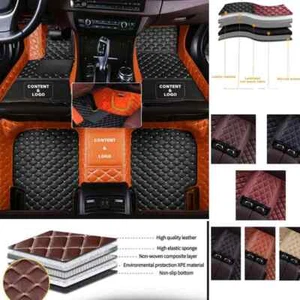 For GMC Acadia 1st & 2nd & 3rd Row Car Floor Mats Waterproof Rugs Auto Carpets - Picture 1 of 34