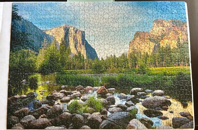 YOSEMITEVALLEY (2010 Ravensburger) -- 1000 шт. головоломка -- 100% полный комплект - Изображение 1 из 3