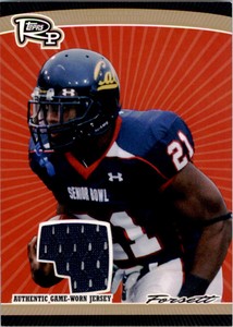 2008 Topps Rookie Progression Game Worn Jerseys Bronze #JFO Justin Forsett /189