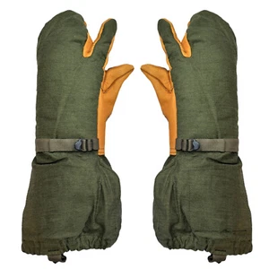 Army Gloves Original US Arctic Military Vintage Surplus Winter Mittens Shell - Picture 1 of 5