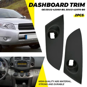 For Toyota Rav4 06-12 A Dashboard Instrument Cluster Finish Panel Trim Pair - Picture 1 of 13