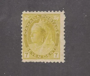 CANADA # 81 FVF-MH 7cts NUMERAL CAT VALUE $90 (NUM1) - Picture 1 of 1