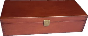 Wooden Box 4 Slots Jewelry Watch Storage Case Organizer - Picture 1 of 11