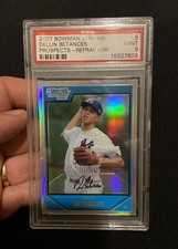 2007 Bowman Chrome #BC5 Dellin Betances Prospects Rookie Refractor Psa 9 Pop 2 