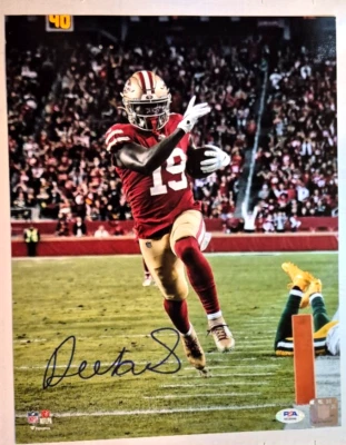 DEEBO SAMUEL SAN FRANCISCO 49ERS SIGNED AUTOGRAPHED 11X14 PHOTO RARE PSA COA B - Image 1 of 3