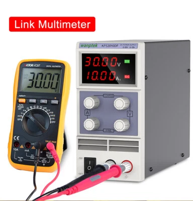 30/60/120V 3A/5A/10A Lab adjustable DC Power Supply Variable Bench Power Source - Image 1 of 4